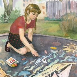 Цветные мелки