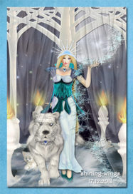 Девушка  с тигром