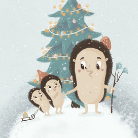 Новогодняя открытка 7