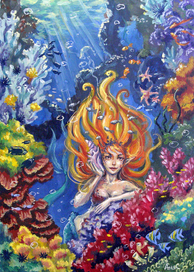 Русалка в подарок на др)