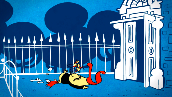 ЖИЛ ПЕВЧИЙ ГУСЬ скриншот из анимационного ролика СУЗДАЛЬ ФЕСТ 2017