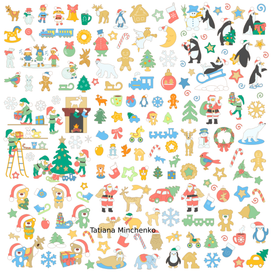 Рождественский Новогодний паттерн