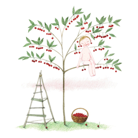 Иллюстрация к поэтическому сборнику Кристины Россетти "Sing song"