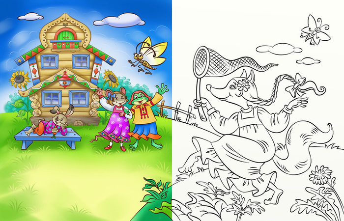 Теремок. Лиса