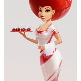 карамельное яблочко