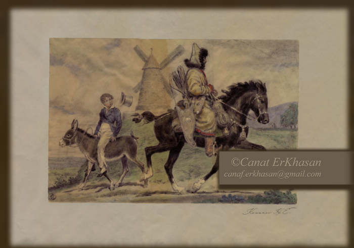 Александр впервые встретил тюрка. 1814. "Тюрки в Париже" 