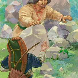 Иллюстрация к сборнику "Сказки со всего света"