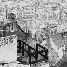 Lots of stone steps for scenic views. First view