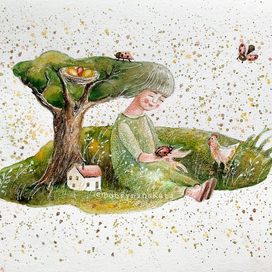 Девочка - Полянка