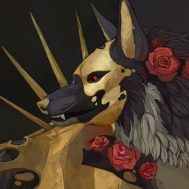 Розы в золоте