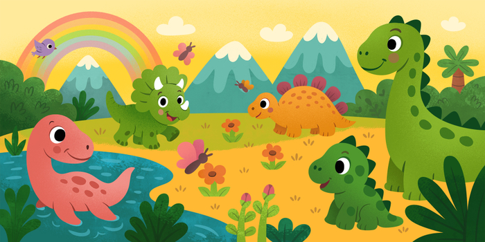 Динозавры для малышей