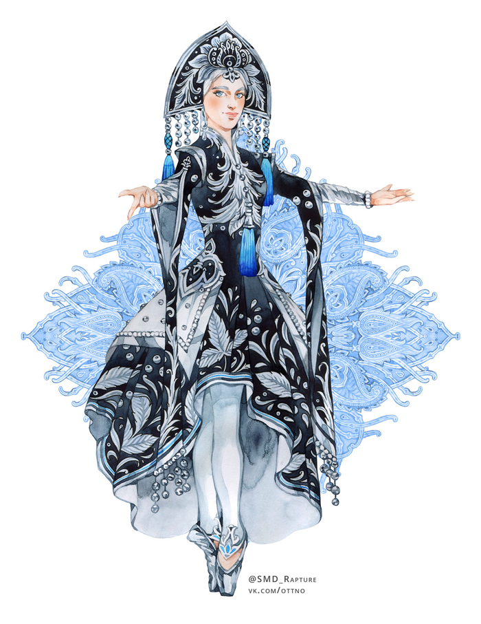 Хохлома Серебряная