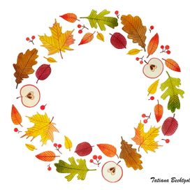 Венок из листьев