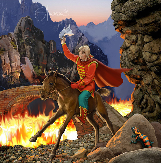 Моревна. Через огненную реку