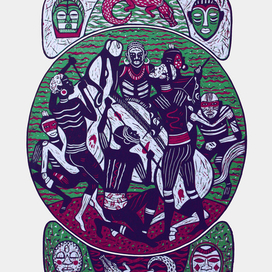 На утёсах нубийского Нила.