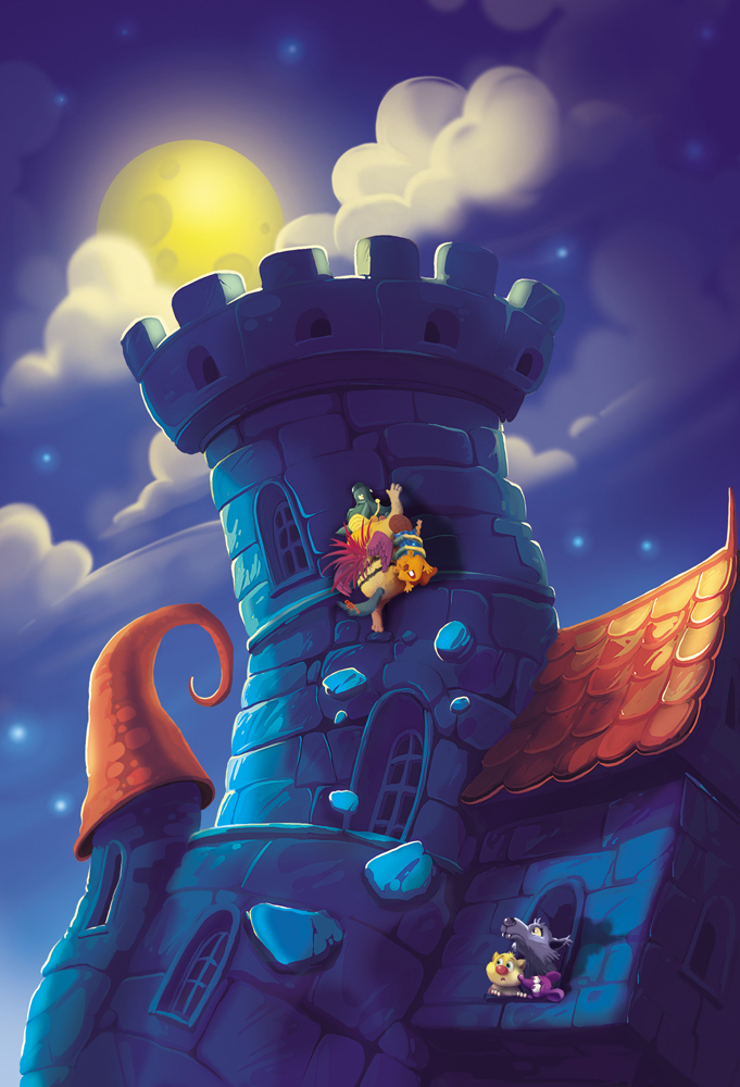 11. Иллюстрация к книге Е. Матюшкиной "Кот да Винчи. Оборотень разрушенного замка"