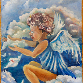 открытка ко дню ангела