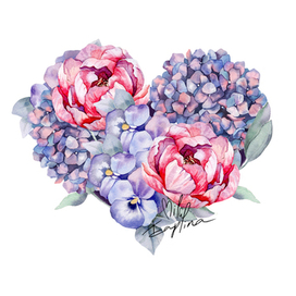 Цветочное сердце