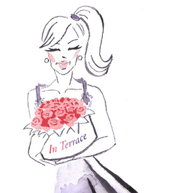 иллюстрация для флористического магазина