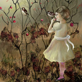 Девочка с репейниками