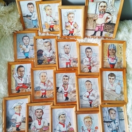 Серия шаржей для персонала 