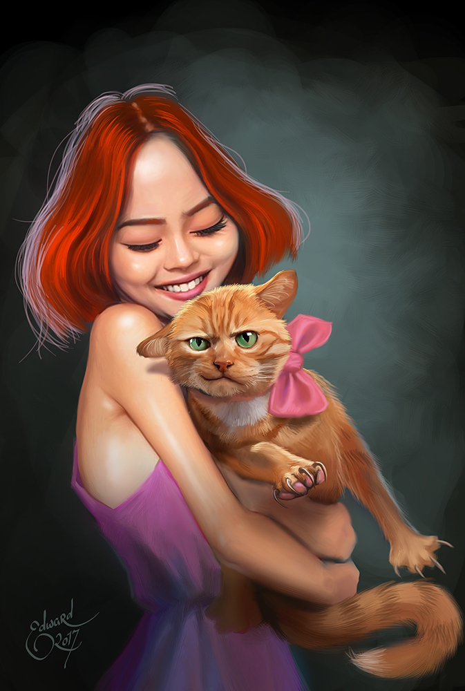 рыжий подарок.