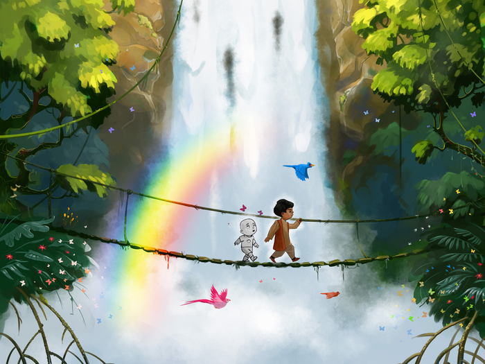 Then they came to town