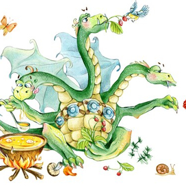 Змей Горыныч завтракает