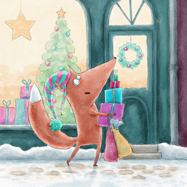 Рождественская иллюстрация