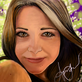 Портрет девушки из сети