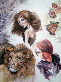 Три бабочки