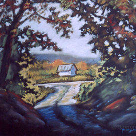 Домик на опушке леса