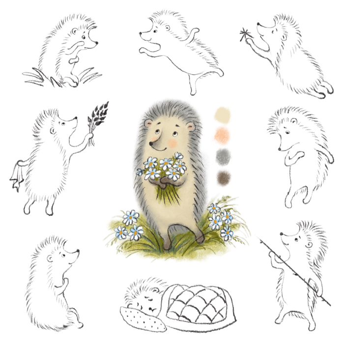 Работа с персонажем