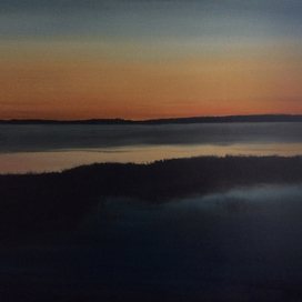 Вид из электрички, следующей в отпуск