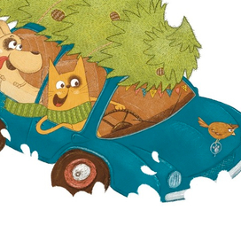 Новогодняя открытка