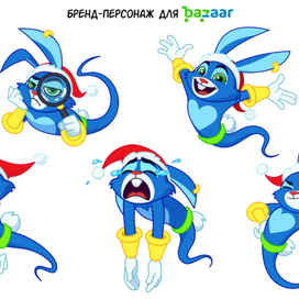 Бренд-персонаж для платформы объявлений 