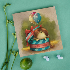 Открытка для рукодельницы Марии 