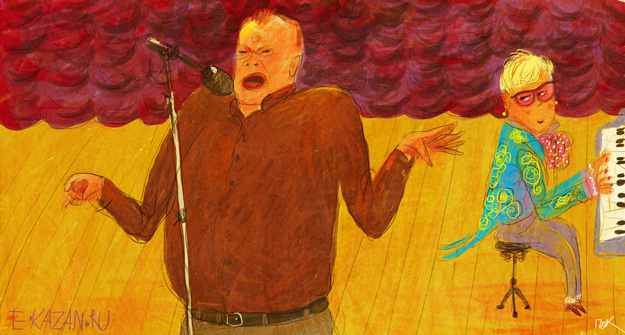 Джо Кокер и Элтон Джон в Казани