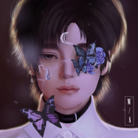 Парень бабочка