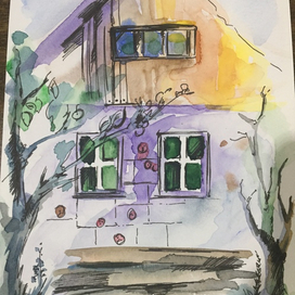 Дом в саду/House in the garden