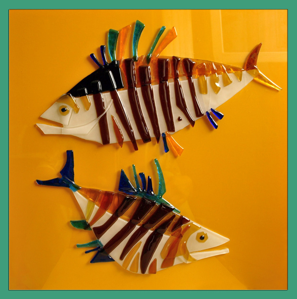 Стеклянные тропические полосатики