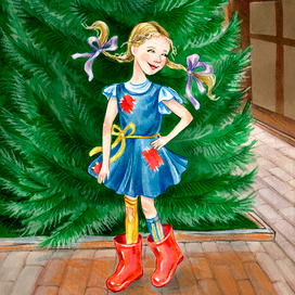 Нарядилась в Пеппи