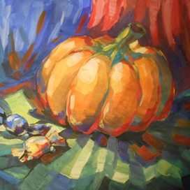 тыква на хэллоуин