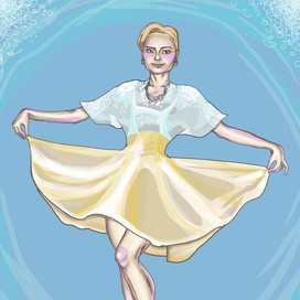 illustration for the godmother