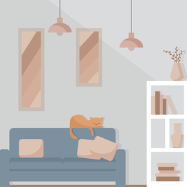 Интерьер в стиле лофт