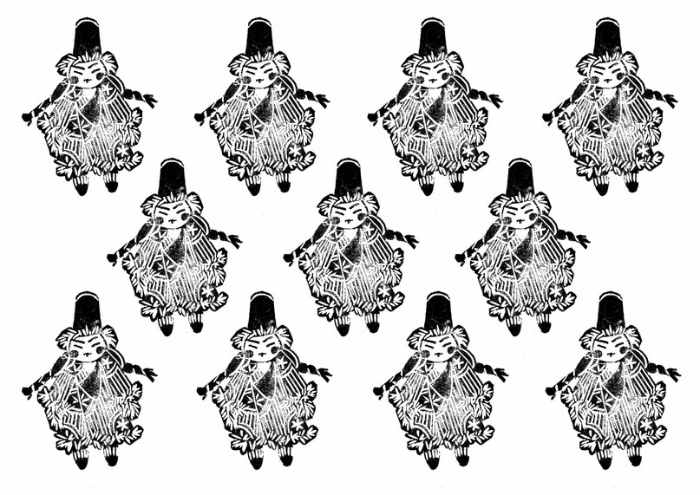 Наклейки "Куклы"