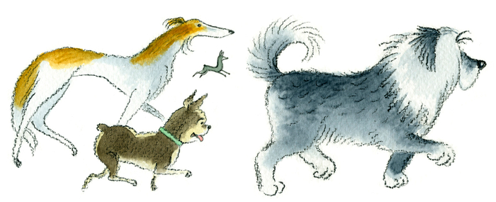 Татьяна Макарова "Снег отправляется в город" иллюстрация