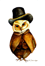 "Мистер Feeling" (акварель, 297×420)