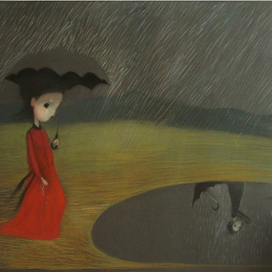 ..........когда идет дождь............