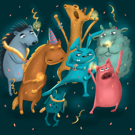 Зверята танцуют 